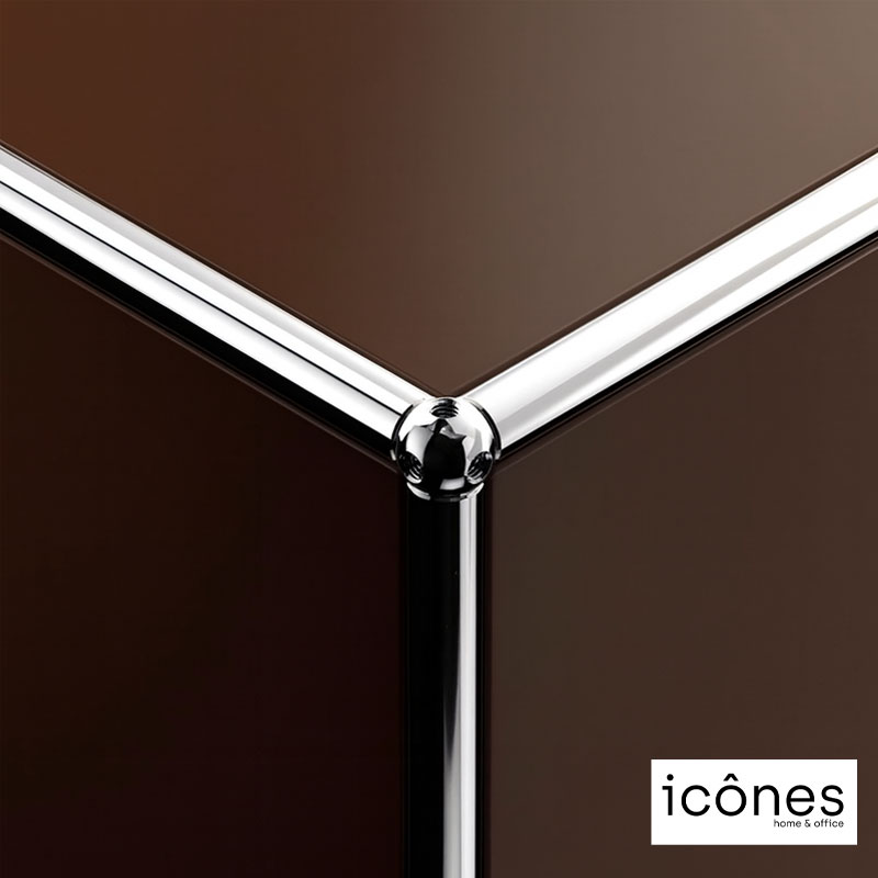 Angers Nantes Cholet Paris Bordeaux Poitiers Le mans Rennes Icônes USM Haller Quickship Meuble Marron Fritz Haller Paul SCHÄRER