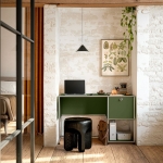 Angers Nantes Cholet Paris Bordeaux Poitiers Le mans Rennes Icônes USM Haller Quickship Modulaire Bureau B21 Vert Olive Fritz Haller Paul SCHÄRER 1