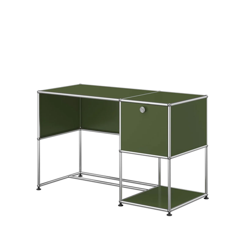 Angers Nantes Cholet Paris Bordeaux Poitiers Le mans Rennes Icônes USM Haller Quickship Modulaire Bureau B21 Vert Olive Fritz Haller Paul SCHÄRER 3