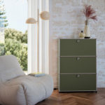 Angers Nantes Cholet Paris Bordeaux Poitiers Le mans Rennes Icônes USM Haller Quickship Modulaire Meuble G1 Vert Olive Fritz Haller Paul SCHÄRER 4