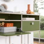 Angers Nantes Cholet Paris Bordeaux Poitiers Le mans Rennes Icônes USM Haller Quickship Modulaire Meuble M51 Vert Olive Fritz Haller Paul SCHÄRER 0