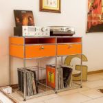 Angers Nantes Cholet Paris Bordeaux Poitiers Niort Le mans Icônes USM Haller Quickship M51 Meuble Orange Pur Fritz Haller Paul SCHÄRER 02