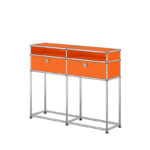 Angers Nantes Cholet Paris Bordeaux Poitiers Niort Le mans Icônes USM Haller Quickship M51 Meuble Orange Pur Fritz Haller Paul SCHÄRER 2