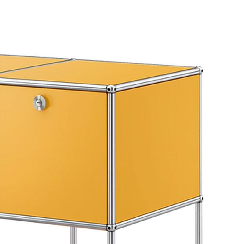 Angers Nantes Cholet Paris Bordeaux Poitiers Niort Le mans Rennes Icônes USM Haller Quickship B21 Bureau Jaune Or Fritz Haller Paul SCHÄRER 1