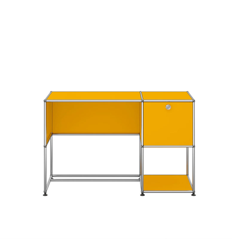 Angers Nantes Cholet Paris Bordeaux Poitiers Niort Le mans Rennes Icônes USM Haller Quickship B21 Meuble Jaune Or Fritz Haller Paul SCHÄRER 