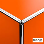 Angers Nantes Cholet Paris Bordeaux Poitiers Niort Le mans Rennes Icônes USM Haller Quickship L Desserte Orange Pur Fritz Haller Paul SCHÄRER 1