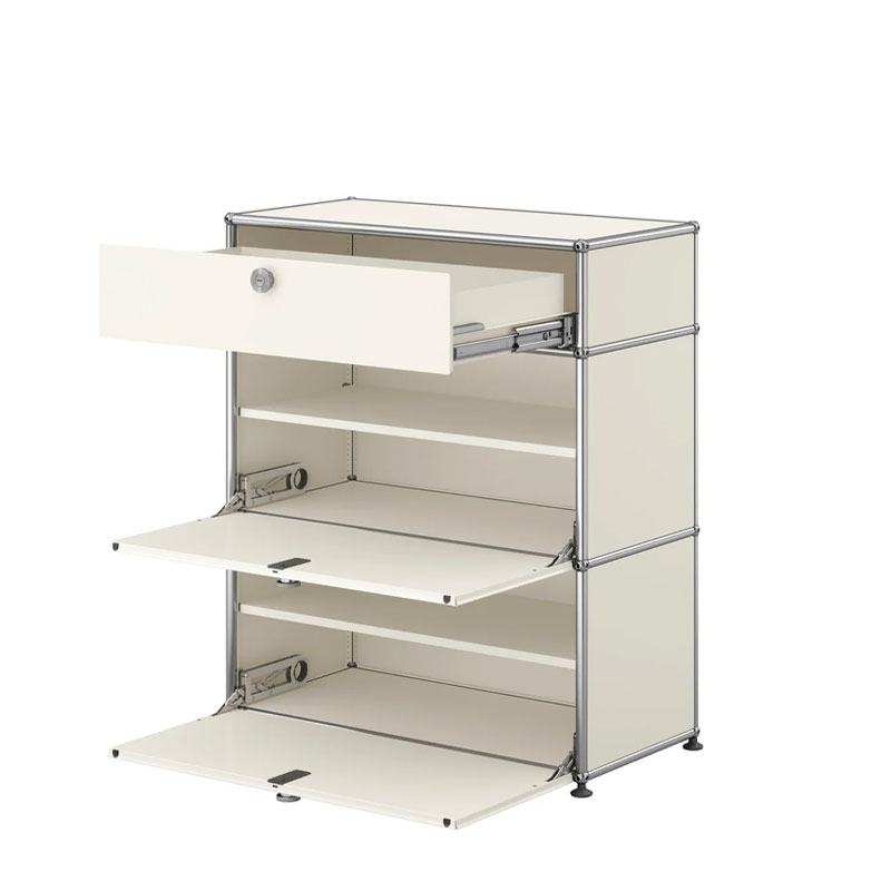 Angers Nantes Cholet Paris Bordeaux Poitiers Niort Le mans Rennes Icônes USM Haller Quickship Meuble M25 Blanc Pur Fritz Haller Paul SCHÄRER 8