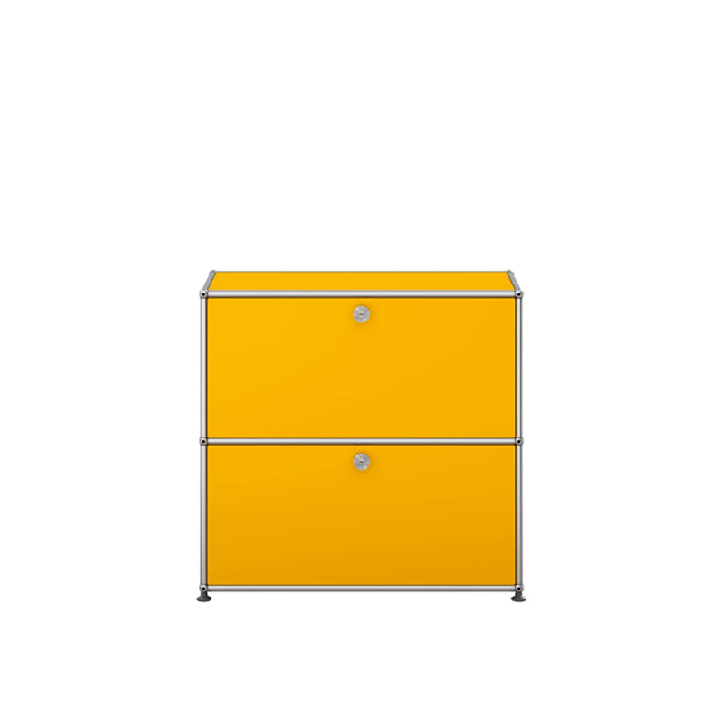 Angers Nantes Cholet Paris Bordeaux Poitiers Niort Le mans Rennes Icônes USM Haller Quickship S2 Meuble Jaune Or Fritz Haller Paul SCHÄRER 4