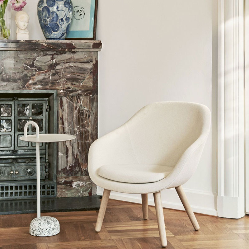 Angers Nantes Cholet Saumur Paris Bordeaux Le Mans Laval Icones Hay Scandinave Mobilier design Bowler Blanc granite gueridon Shane Schneck 7