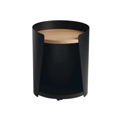 Angers Nantes Cholet Saumur Paris Bordeaux Le Mans Laval Icones Résistub Production Chevet gueridon Armand Noir Chêne Stéphane Elineau 2