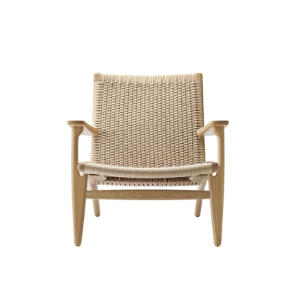 Angers Nantes Cholet Saumur Paris Bordeaux le mans Laval Icones fauteuil Carl Hansen tréssé CH25 huilé chêne bois mobilier Scandinave Hans J Wegner 04