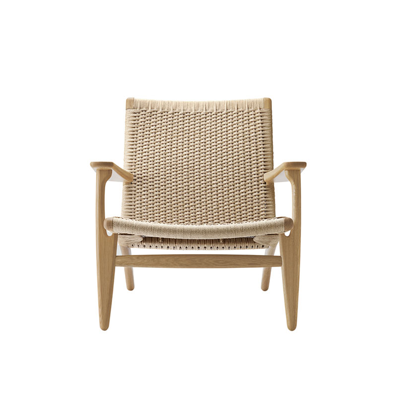 Angers Nantes Cholet Saumur Paris Bordeaux le mans Laval Icones fauteuil Carl Hansen tréssé CH25 huilé chêne bois mobilier Scandinave Hans J Wegner 04