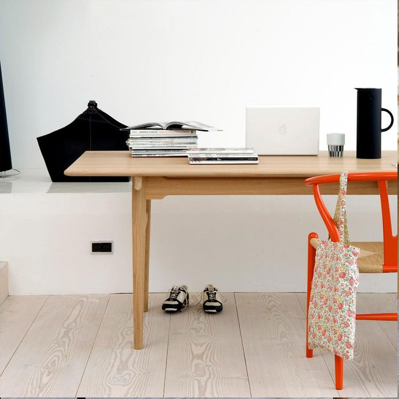 Angers Nantes Cholet Saumur Paris Bordeaux le mans Laval Icones table extensible Carl Hansen CH327 huilé chêne bois mobilier Scandinave Hans J Wegner 1