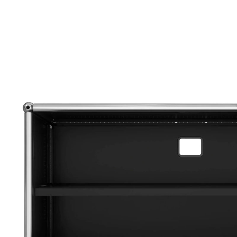 Angers Nantes Paris Bordeaux Poitiers Le Mans Rennes Icônes USM Haller Quickship Modulaire Meuble TV M61 Noir Graphite Fritz Haller 5