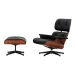Angers Nantes Orleans Poitiers Rochelle Tours Laval Rennes Mans Niort Icônes Vitra Fauteuil Cuir Lounge Chair Ottoman Eames 1