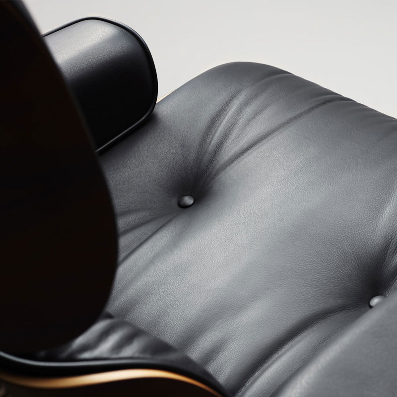 Angers Nantes Orleans Poitiers Rochelle Tours Laval Rennes Mans Niort Icônes Vitra Fauteuil Cuir Lounge Chair Ottoman Eames o
