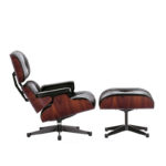 Angers Nantes Orleans Poitiers Rochelle Tours Laval Rennes Mans Niort Icônes Vitra Fauteuil Cuir Lounge Chair Ottoman Eames t