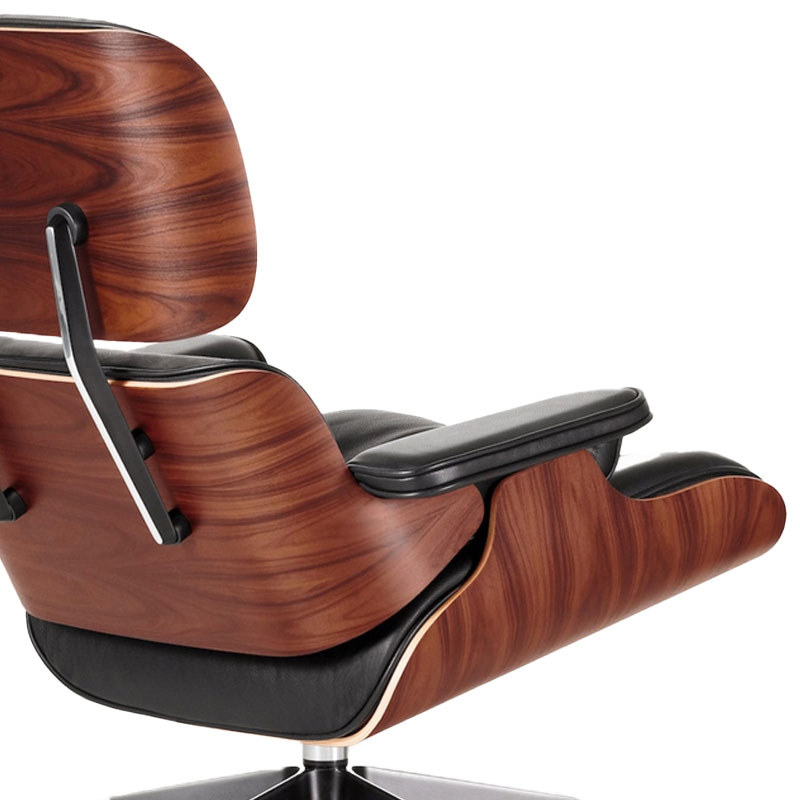 Angers Nantes Orleans Poitiers Rochelle Tours Laval Rennes Mans Niort Icônes Vitra Fauteuil Cuir Lounge Chair Ottoman Eames w