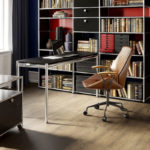 Angers Nantes Cholet Paris Bordeaux Poitiers Laval Mans Rennes Icônes USM Haller Quickship Bureau T8 Linoleum Noir Fritz Paul SCHÄRER 6