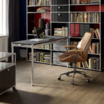 Angers Nantes Cholet Paris Bordeaux Poitiers Laval Mans Rennes Icônes USM Haller Quickship Bureau T8 Linoleum grigio londra Fritz SCHÄRER 2