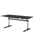 Angers Nantes Cholet Paris Bordeaux Poitiers Laval Mans Rennes Icônes USM Haller Quickship reglable Bureau T6 Kitos M Noir Linoleum Fritz 2