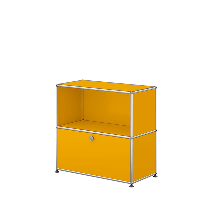 Angers Nantes Cholet Paris Bordeaux Poitiers Niort Laval Mans Rennes Icônes USM Haller Quickship M62 Meuble Jaune Or Fritz Haller Paul SCHÄRER 3