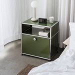 Angers Nantes Paris Bordeaux Poitiers Laval Mans Rennes Icônes USM Haller Quickship Modulaire Chevet M55 Vert Olive Fritz Paul SCHÄRER 6