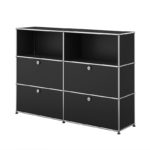 Angers Nantes Paris Bordeaux Poitiers Mans Laval Rennes Icônes USM Haller Quickship Modulaire Meuble M64 Noir Graphite Fritz SCHERER 2