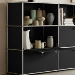 Angers Nantes Paris Bordeaux Poitiers Mans Laval Rennes Icônes USM Haller Quickship Modulaire Meuble M64 Noir Graphite Fritz SCHERER 6