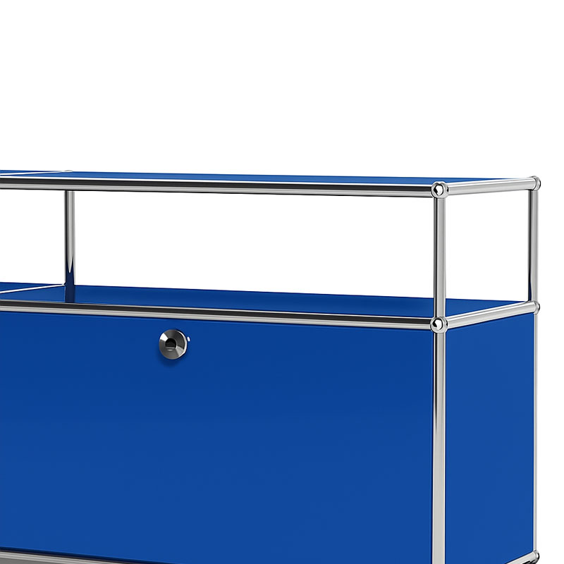 Angers Nantes Paris Bordeaux Poitiers Niort Laval Mans Rennes Icônes USM Haller Quickship O2 Meuble TV Bleu Gentiane Fritz Paul SCHÄRER 0