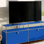 Angers Nantes Paris Bordeaux Poitiers Niort Laval Mans Rennes Icônes USM Haller Quickship O2 Meuble TV Bleu Gentiane Fritz Paul SCHÄRER 6