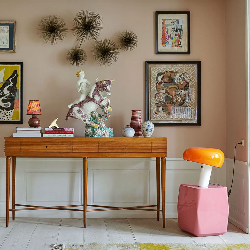Angers Nantes Cholet Rennes Poitiers Mans bordeaux Paris Tours Laval Niort Icones Flos Snoopy Orange Marbre Blanc Achille Castiglioni lampe de table 7