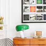 Angers Nantes Cholet Rennes Poitiers Mans bordeaux Paris Tours Laval Niort Icones Flos Snoopy Vert Marbre Blanc Achille Castiglioni lampe de table 6