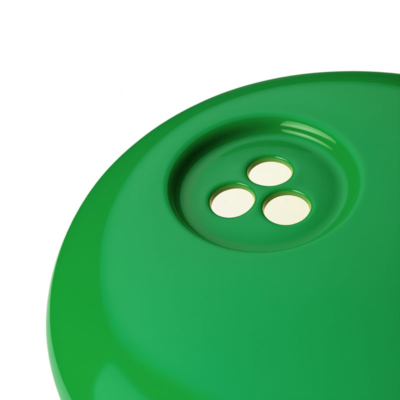 Angers Nantes Cholet Rennes Poitiers Mans bordeaux Paris Tours Laval Niort Icones Flos Snoopy Vert Marbre Blanc Achille Castiglioni lampe de table 7