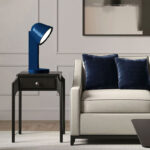 Angers Nantes Rennes Poitiers Mans Bordeaux Paris Tours Laval Niort Icônes Flos Lampe a poser Bleu Marine Bouroulec Ceramique 6