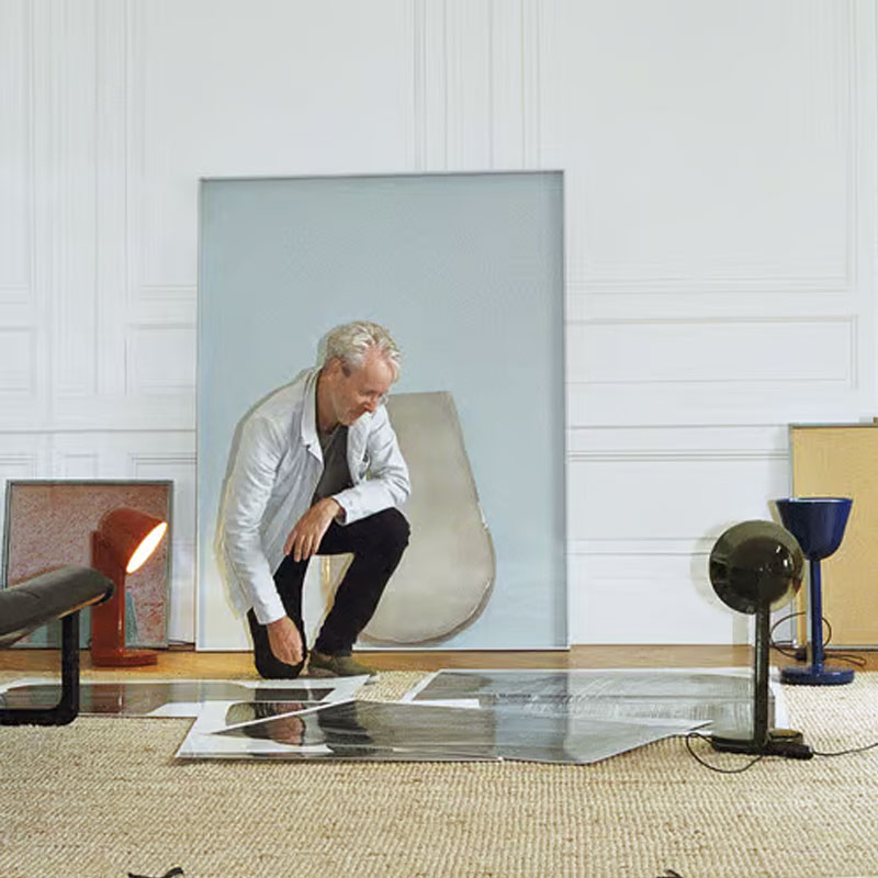Angers Nantes Rennes Poitiers Mans Bordeaux Paris Tours Laval Niort Icônes Flos Lampe a poser Bleu Marine Bouroulec Ceramique 8