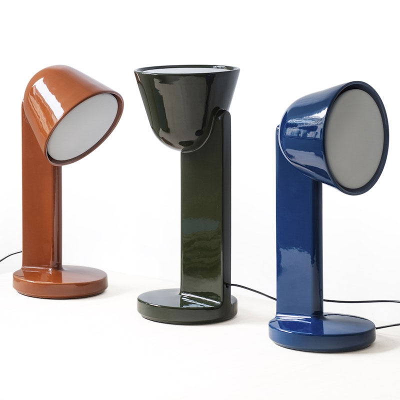 Angers Nantes Rennes Poitiers Mans Bordeaux Paris Tours Laval Niort Icônes Flos Lampe a poser Bleu Marine Bouroulec Ceramique 9