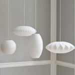 Angers Nantes Cholet Paris Bordeaux Le Mans Laval Icones Hay Scandinave  luminaire suspension Nelson Bubble Cigare Blanc George Nelson 4