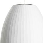 Angers Nantes Cholet Paris Bordeaux Le Mans Laval Icones Hay Scandinave  luminaire suspension Nelson Bubble Cigare Blanc George Nelson 9