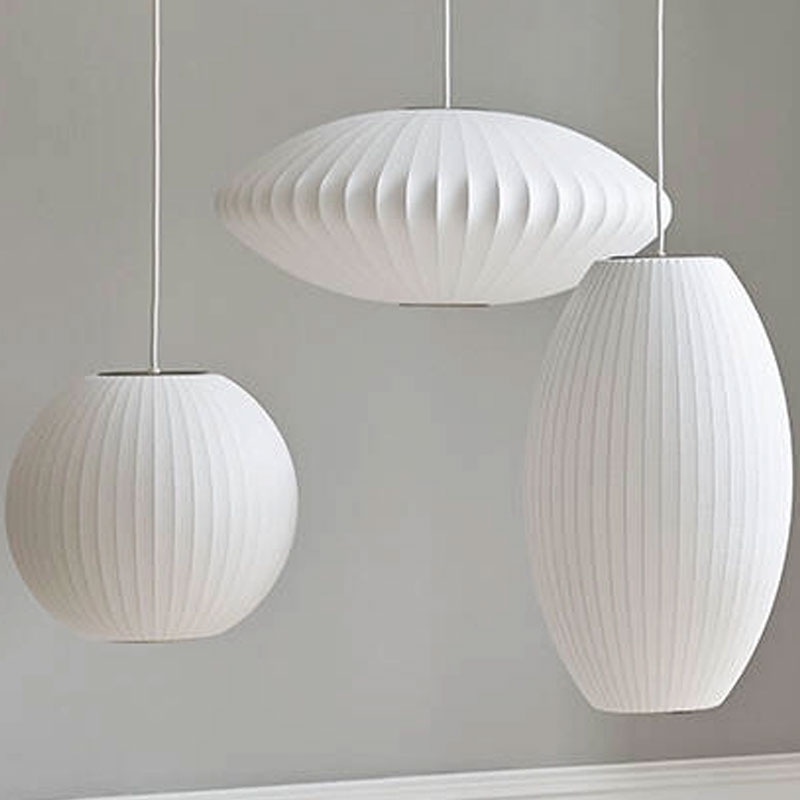 Angers Nantes Cholet Paris Bordeaux Le Mans Laval Icones Hay Scandinave  luminaire suspension Nelson Bubble Saucer Blanc George 6