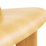 Angers Nantes Cholet Paris Bordeaux Rennes Mans Laval Icones Hay Scandinave Fauteuil bois Chisel Chêne Andreas Bergsaker 0