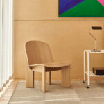 Angers Nantes Cholet Paris Bordeaux Rennes Mans Laval Icones Hay Scandinave Fauteuil bois Chisel Chêne Andreas Bergsaker 2