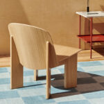 Angers Nantes Cholet Paris Bordeaux Rennes Mans Laval Icones Hay Scandinave Fauteuil bois Chisel Chêne Andreas Bergsaker 3