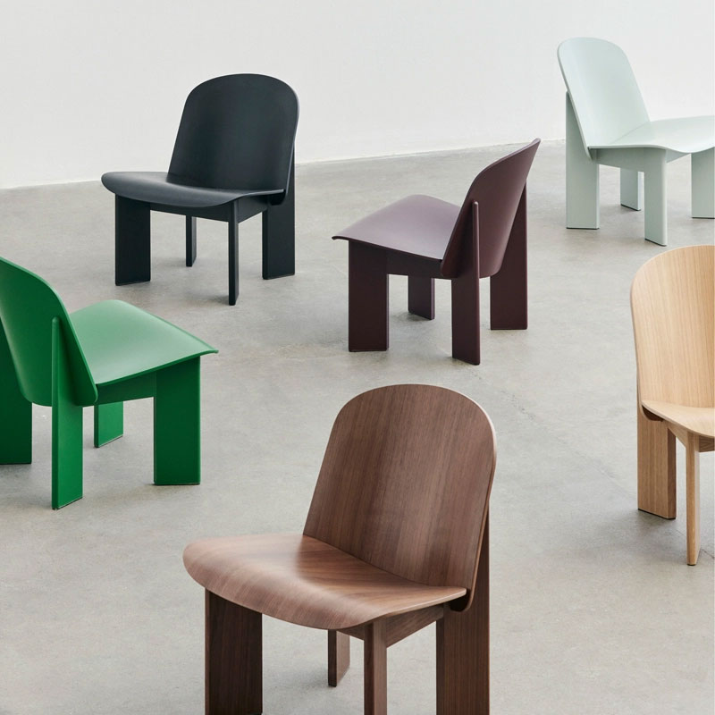 Angers Nantes Cholet Paris Bordeaux Rennes Mans Laval Icones Hay Scandinave Fauteuil bois Chisel Chêne Andreas Bergsaker 6
