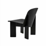 Angers Nantes Cholet Paris Bordeaux Rennes Mans Laval Icones Hay Scandinave Fauteuil bois Chisel Chêne noir Andreas Bergsaker 6