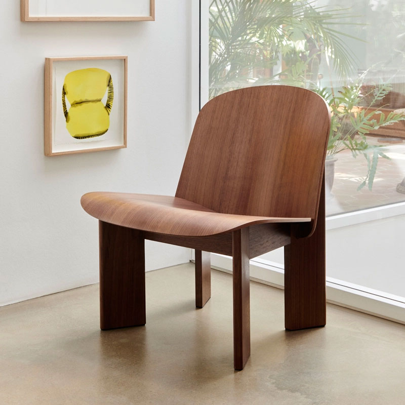 Angers Nantes Cholet Paris Bordeaux Rennes Mans Laval Icones Hay Scandinave Fauteuil bois Chisel Noyer Andreas Bergsaker 5