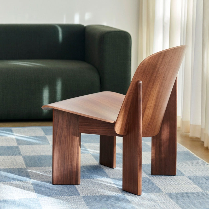 Angers Nantes Cholet Paris Bordeaux Rennes Mans Laval Icones Hay Scandinave Fauteuil bois Chisel Noyer Andreas Bergsaker 6