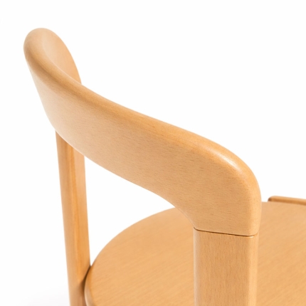 Angers Nantes Cholet Paris Bordeaux Rennes Mans Laval Icones Hay Scandinave chaise bois Rey Hetre Doré Bruno 8