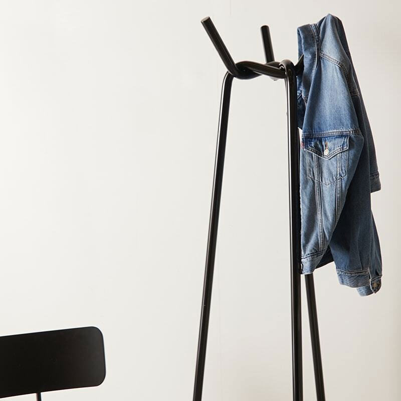 Angers Nantes Cholet Paris Bordeaux Rennes Mans Laval Icones Hay accesoire Scandinave Porte Manteau Noir Knit 3