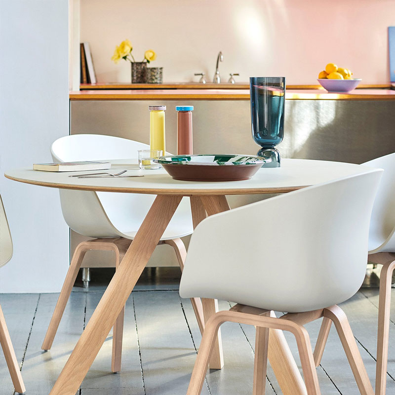 Angers Nantes Cholet Paris Bordeaux Rennes Mans Laval Tours Icones Hay Table Scandinave CPH20 Chene Hee Welling 3